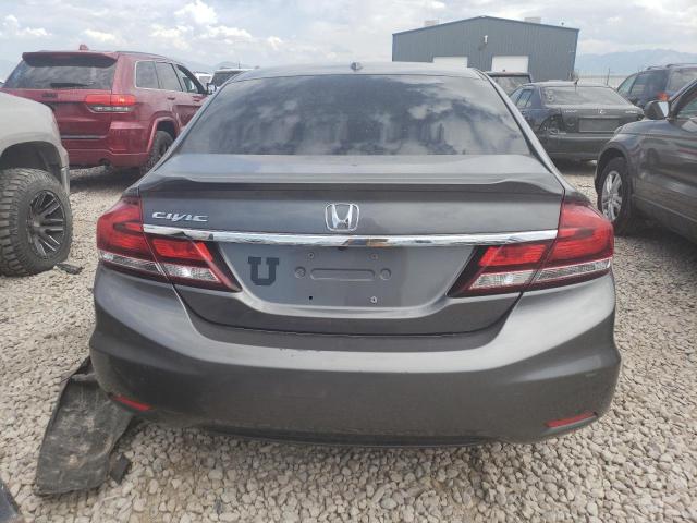 2HGFB2F99DH509397 - 2013 HONDA CIVIC EXL GRAY photo 6