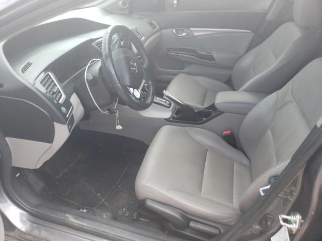 2HGFB2F99DH509397 - 2013 HONDA CIVIC EXL GRAY photo 7