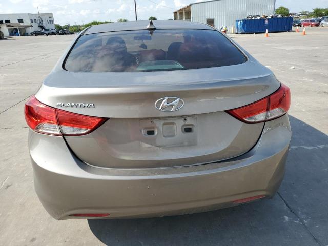 5NPDH4AEXDH369307 - 2013 HYUNDAI ELANTRA GLS GRAY photo 6