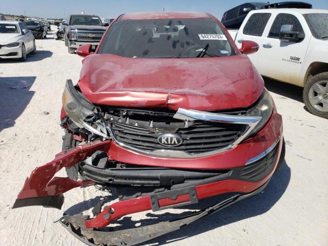 KNDPB3A28D7443732 - 2013 KIA SPORTAGE BASE RED photo 5