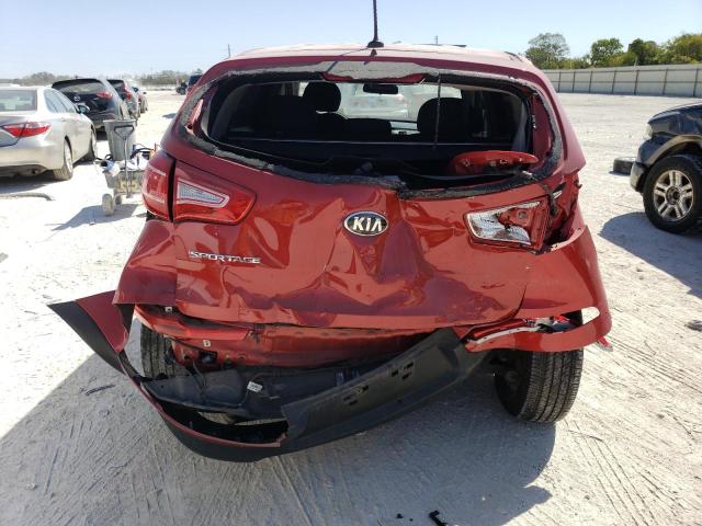 KNDPB3A28D7443732 - 2013 KIA SPORTAGE BASE RED photo 6