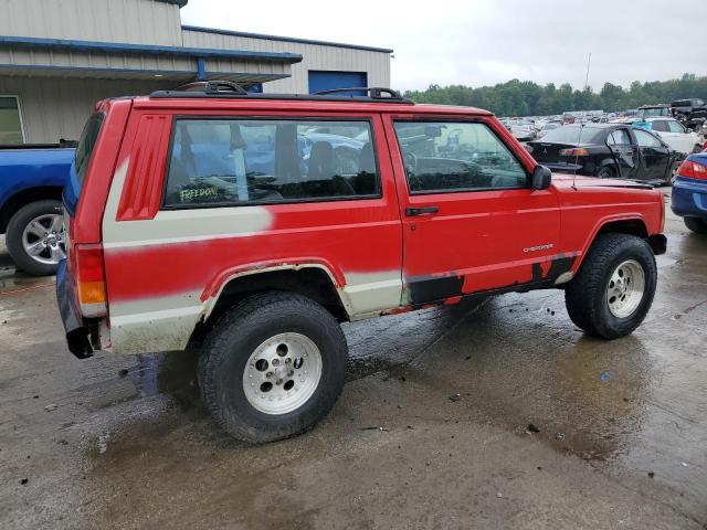 1J4FT27P2YL270836 - 2000 JEEP CHEROKEE SE RED photo 3