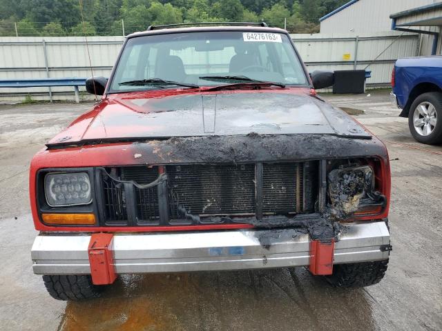 1J4FT27P2YL270836 - 2000 JEEP CHEROKEE SE RED photo 5