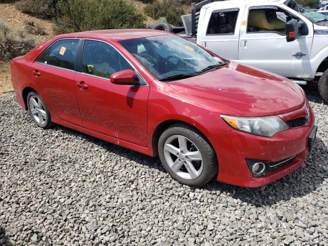 4T1BF1FKXEU781448 - 2014 TOYOTA CAMRY L RED photo 4