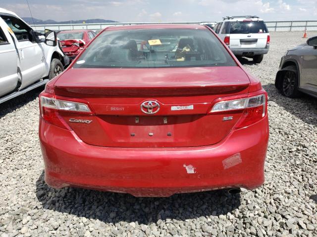 4T1BF1FKXEU781448 - 2014 TOYOTA CAMRY L RED photo 6