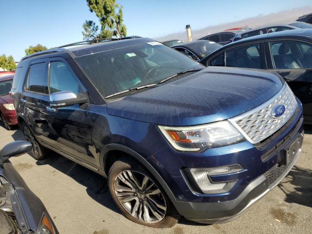 1FM5K8HT9GGD03434 - 2016 FORD EXPLORER PLATINUM BLUE photo 4