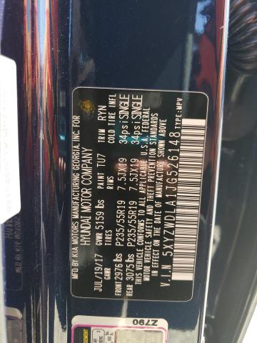 5XYZWDLA1JG526148 - 2018 HYUNDAI SANTA FE S BLUE photo 14