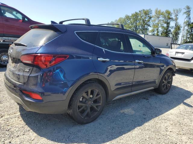 5XYZWDLA1JG526148 - 2018 HYUNDAI SANTA FE S BLUE photo 3