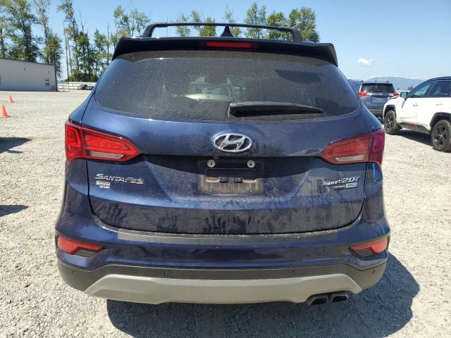 5XYZWDLA1JG526148 - 2018 HYUNDAI SANTA FE S BLUE photo 6