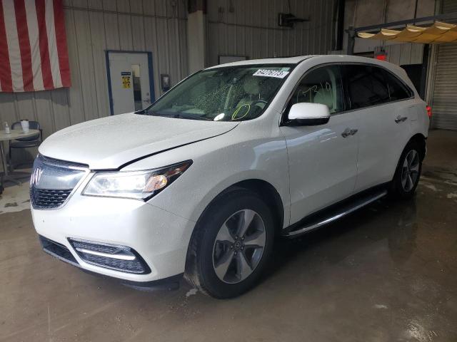 5FRYD4H28GB026098 - 2016 ACURA MDX WHITE photo 1