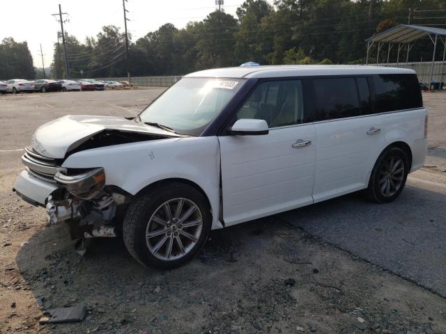 2FMGK5D88FBA01955 - 2015 FORD FLEX LIMITED WHITE photo 1