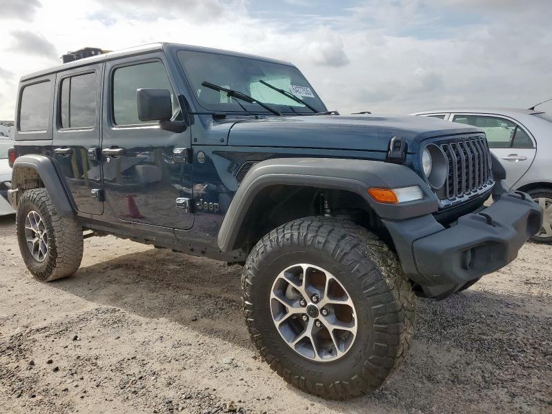 1C4PJXDN1SW508861 - 2025 JEEP WRANGLER SPORT BLUE photo 4