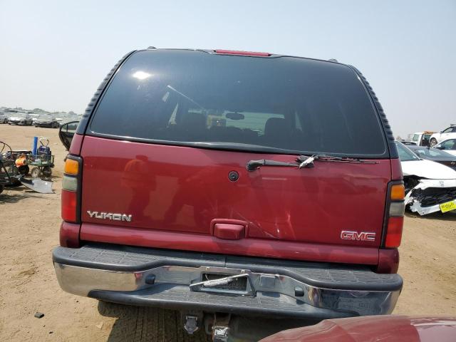 1GKEK13T05J221681 - 2005 GMC YUKON BURGUNDY photo 6