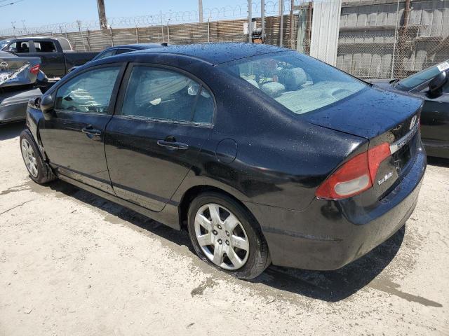19XFA1F5XAE052972 - 2010 HONDA CIVIC LX BLACK photo 2