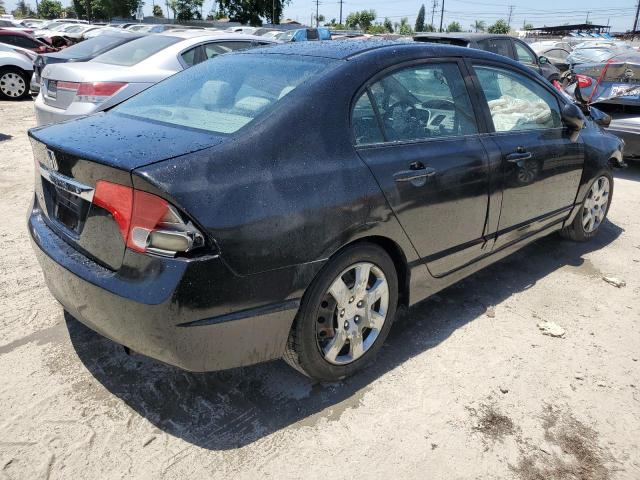 19XFA1F5XAE052972 - 2010 HONDA CIVIC LX BLACK photo 3