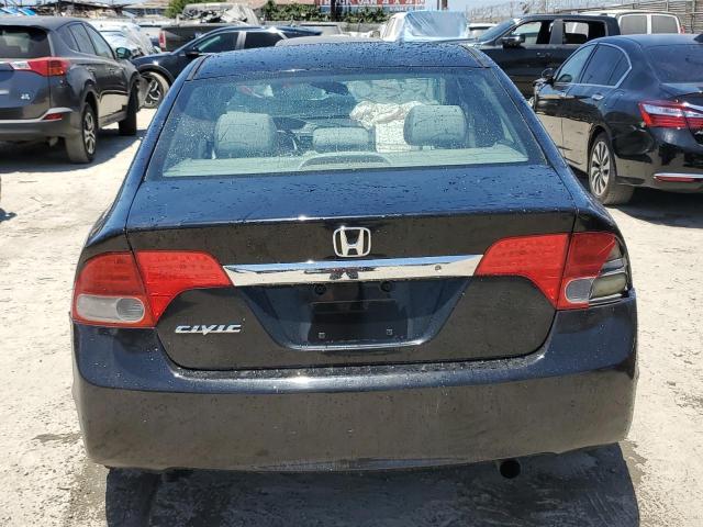 19XFA1F5XAE052972 - 2010 HONDA CIVIC LX BLACK photo 6