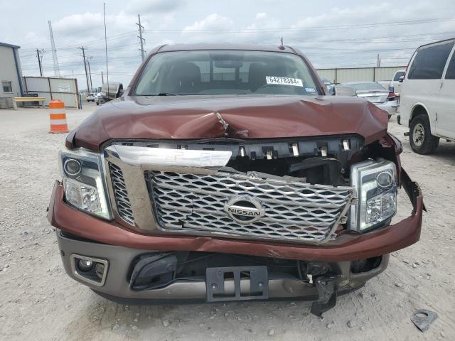 1N6AA1E62HN523360 - 2017 NISSAN TITAN SV BROWN photo 5