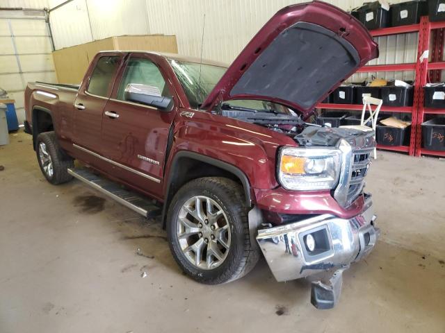 1GTV2VEC2EZ124998 - 2014 GMC SIERRA K1500 SLT RED photo 4