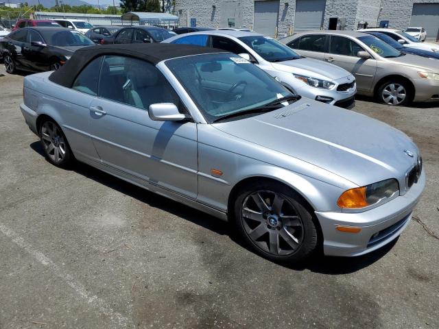 WBABS33401JY51274 - 2001 BMW 325 CI ვერცხლისფერი ფოტო 4