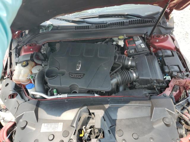 3LN6L5FC1JR608025 - 2018 LINCOLN MKZ RESERVE წითელი ფოტო 11