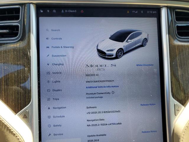 5YJSA1CN3DFP05871 - 2013 TESLA MODEL S Ağ foto 9