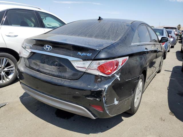 KMHEC4A43CA033266 - 2012 HYUNDAI SONATA HYBRID BLACK photo 3