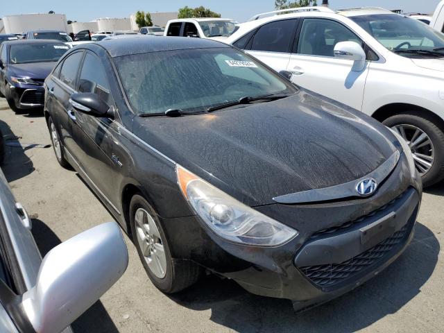 KMHEC4A43CA033266 - 2012 HYUNDAI SONATA HYBRID BLACK photo 4