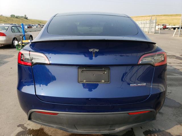 5YJYGDEF1MF073050 - 2021 TESLA MODEL Y Niebieski zdjęcie 6