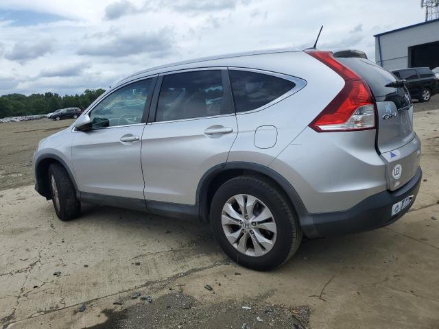 2HKRM4H76DH609557 - 2013 HONDA CR-V EXL SILVER photo 2