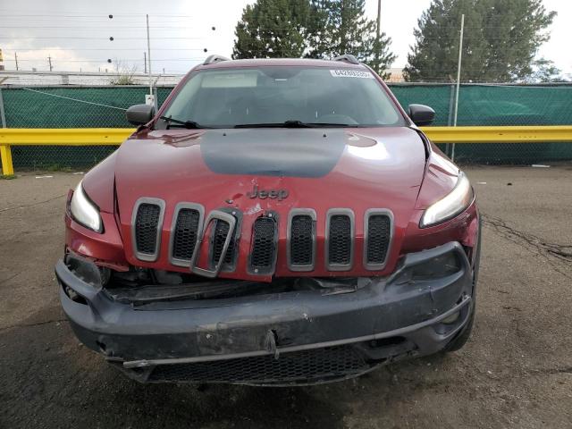 1C4PJMBS3FW624091 - 2015 JEEP CHEROKEE TRAILHAWK 红色 照片 5