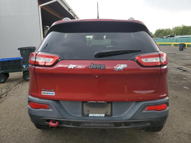 1C4PJMBS3FW624091 - 2015 JEEP CHEROKEE TRAILHAWK 红色 照片 6