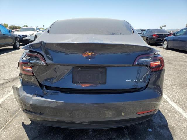 5YJ3E1EB8NF338186 - 2022 TESLA MODEL 3 GRAY photo 6