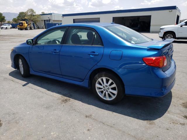 1NXBU4EE5AZ169641 - 2010 TOYOTA COROLLA BASE BLUE photo 2