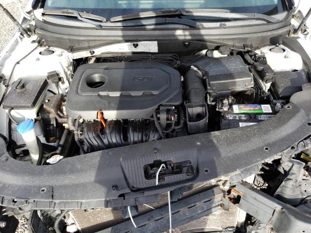 5NPE24AF9FH129134 - 2015 HYUNDAI SONATA SE WHITE photo 11