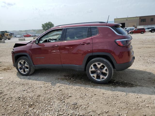 3C4NJDCBXLT194051 - 2020 JEEP COMPASS LIMITED BURGUNDY photo 2