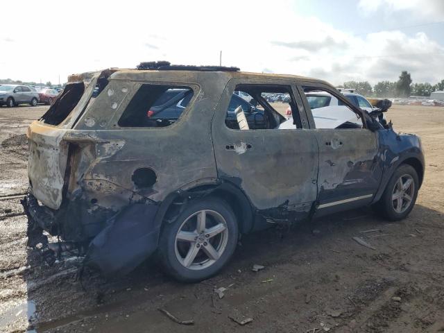 1FM5K8D83GGC31941 - 2016 FORD EXPLORER XLT BLUE photo 3