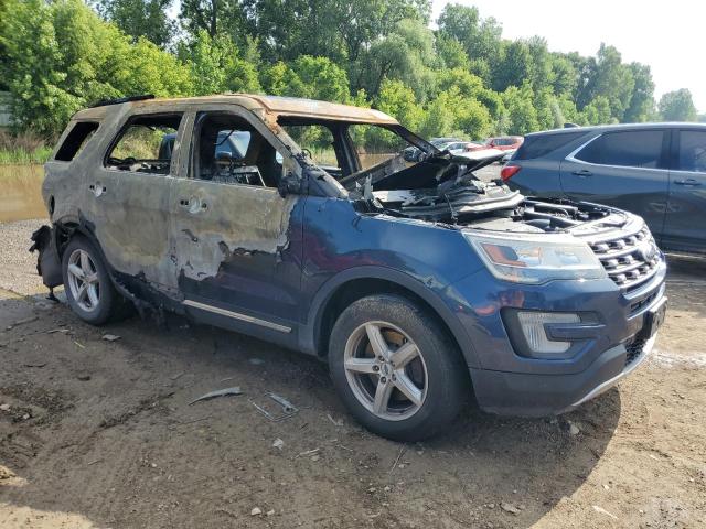 1FM5K8D83GGC31941 - 2016 FORD EXPLORER XLT BLUE photo 4