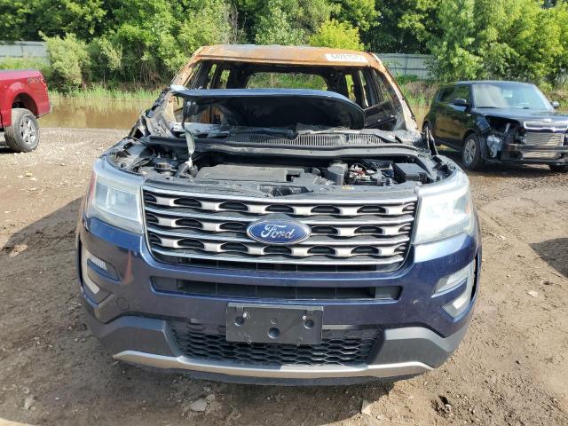1FM5K8D83GGC31941 - 2016 FORD EXPLORER XLT BLUE photo 5