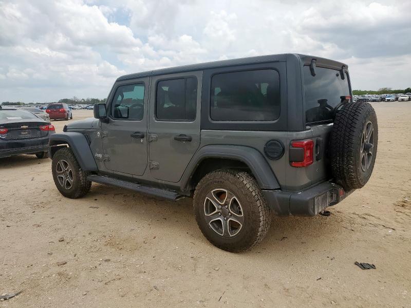 1C4HJXDG0LW268368 - 2020 JEEP WRANGLER UNLIMITED SPORT Մոխրագույն լուսանկար 2