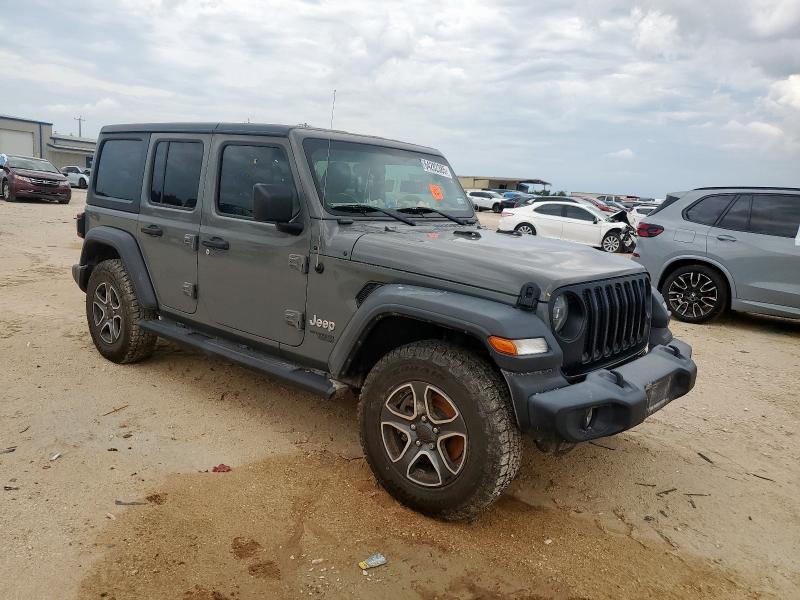 1C4HJXDG0LW268368 - 2020 JEEP WRANGLER UNLIMITED SPORT Մոխրագույն լուսանկար 4