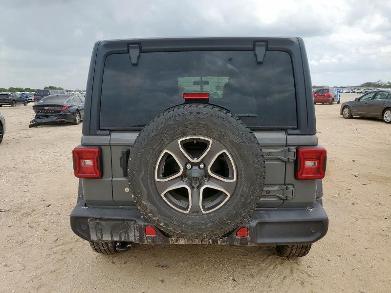 1C4HJXDG0LW268368 - 2020 JEEP WRANGLER UNLIMITED SPORT Մոխրագույն լուսանկար 6
