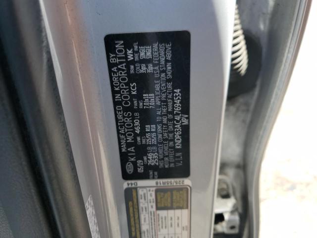 KNDP63AC4L7694534 - 2020 KIA SPORTAGE S SILVER photo 13