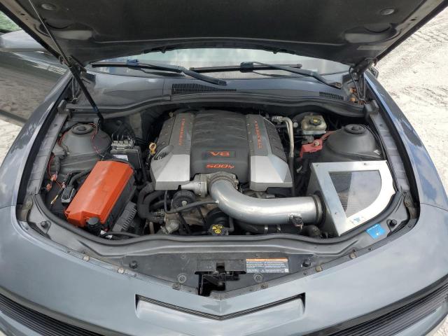 2G1FT1EW2A9178805 - 2010 CHEVROLET CAMARO SS GRAY photo 11