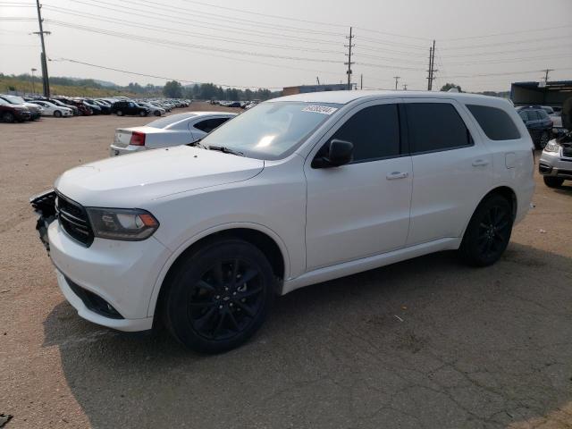 1C4RDHAG0KC847575 - 2019 DODGE DURANGO SXT WHITE photo 1