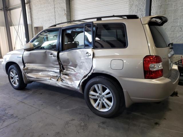 JTEDW21A060001558 - 2006 TOYOTA HIGHLANDER HYBRID TAN photo 2