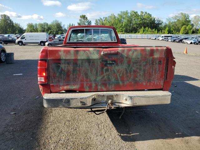 1B7GR14X2JS788982 - 1988 DODGE DAKOTA წითელი ფოტო 6