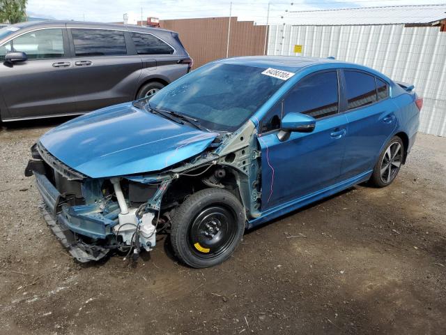 4S3GKAM60K3600368 - 2019 SUBARU IMPREZA SPORT BLUE photo 1