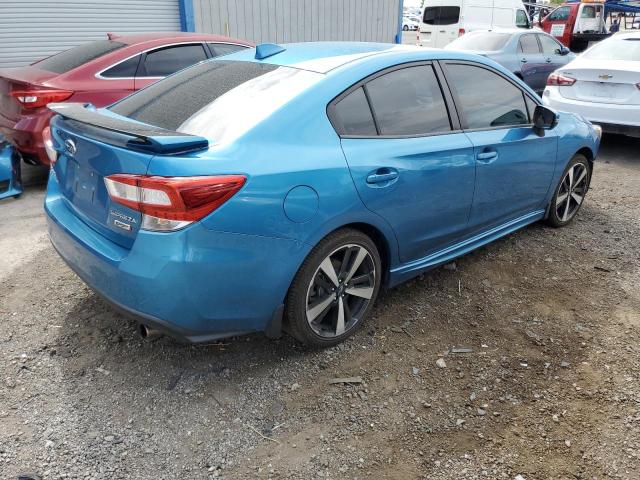 4S3GKAM60K3600368 - 2019 SUBARU IMPREZA SPORT BLUE photo 3