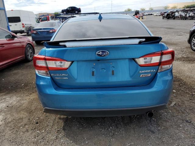 4S3GKAM60K3600368 - 2019 SUBARU IMPREZA SPORT BLUE photo 6