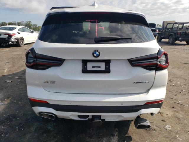 WBX57DP04NN162158 - 2022 BMW X3 XDRIVE30I WHITE photo 6